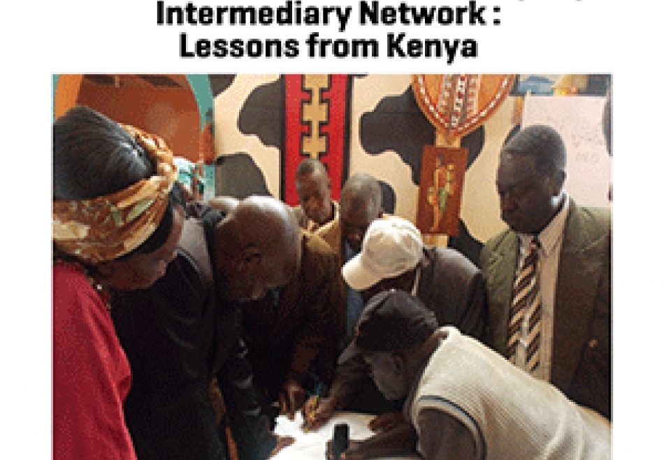 Climate Information Services (CIS) Intermediary Network: Lessons from Kenya